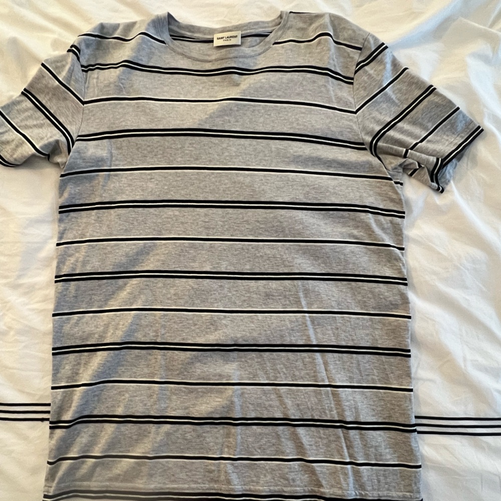 Saint Laurent striped tee size small